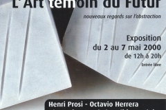 Art Temoin du Futur du 2 au 7 Mai 2000